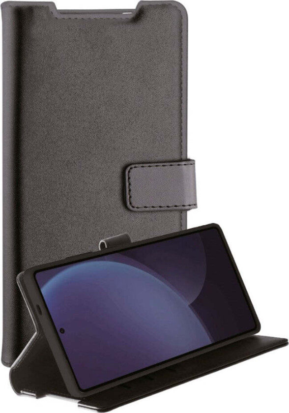 Samsung Galaxy S25 Ultra Vivanco Classic Wallet Kunstskinn Flipdeksel med Lommebok - Svart