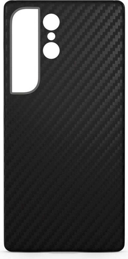 Samsung Galaxy S25 Ultra Spello Mag+ Carbon Deksel - MagSafe Kompatibel - Svart