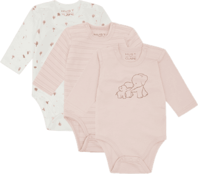 Hust And Claire Base Body 3 Pak Peach Dust