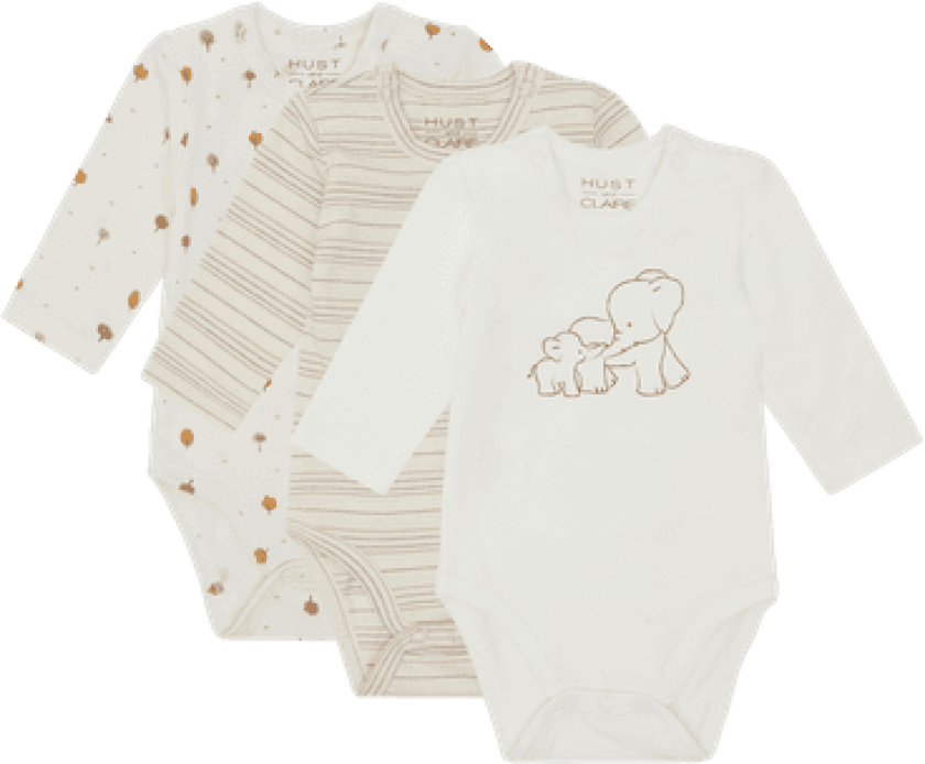 Hust And Claire Base Body 3 Pak Snow White