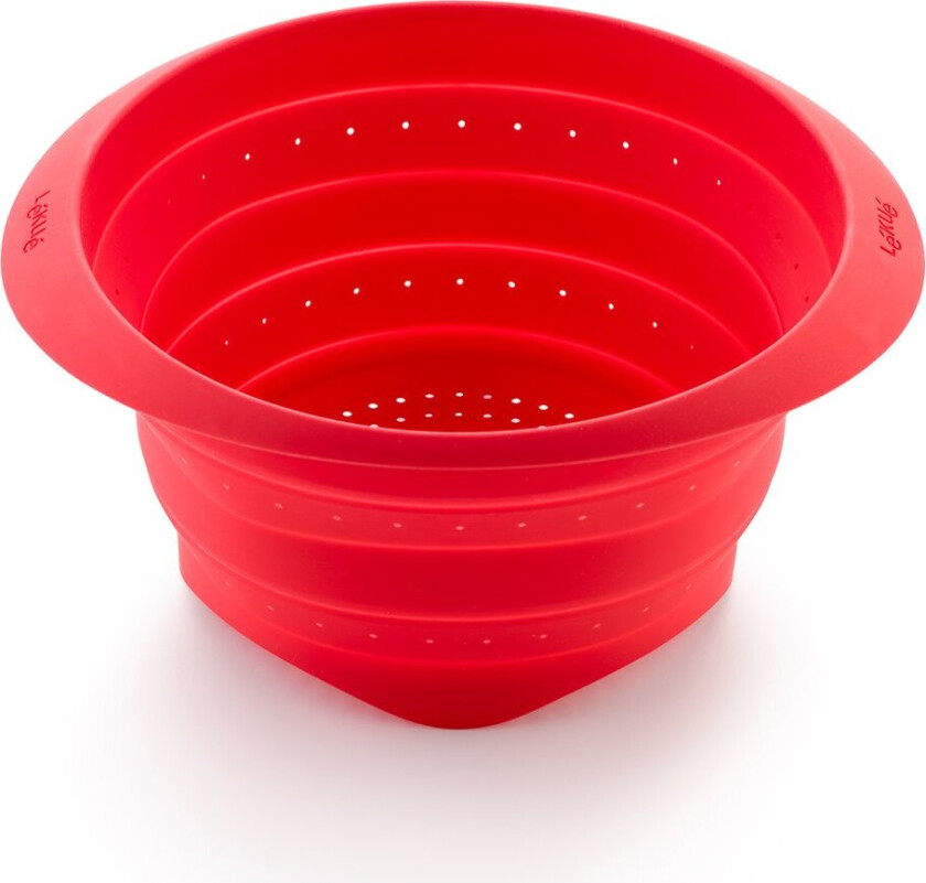 sammenleggbart dørslag silikon Rød