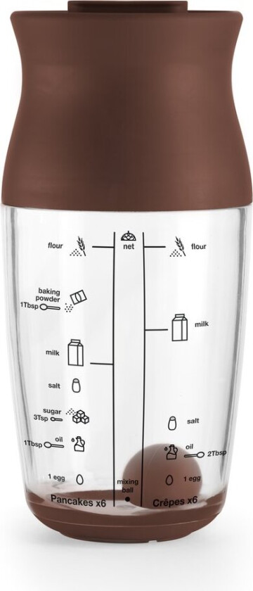 Bilde av pannekakemikser shaker Brun