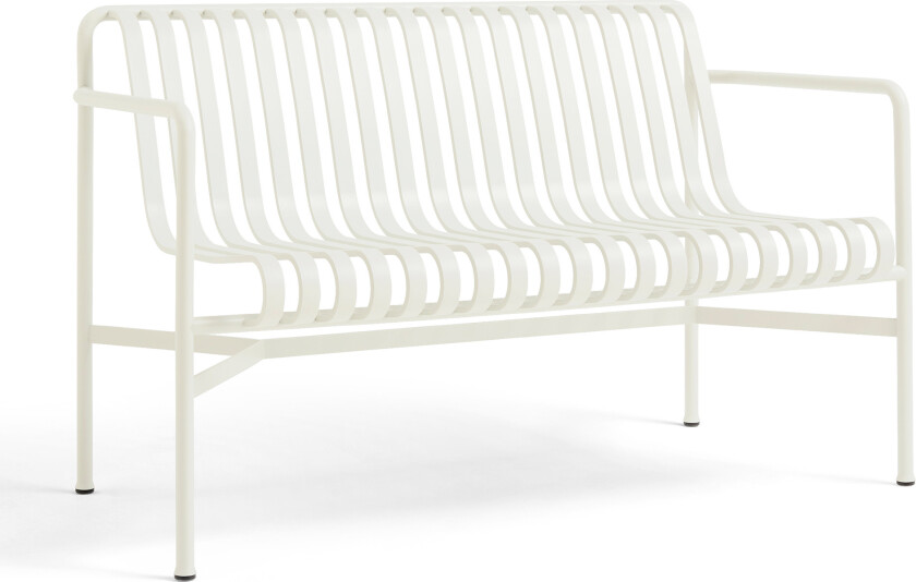 Palisade hagebenk med armlener - Cream White - Hagebenker - Ronan & Erwan Bouroullec - Hvit - Metall