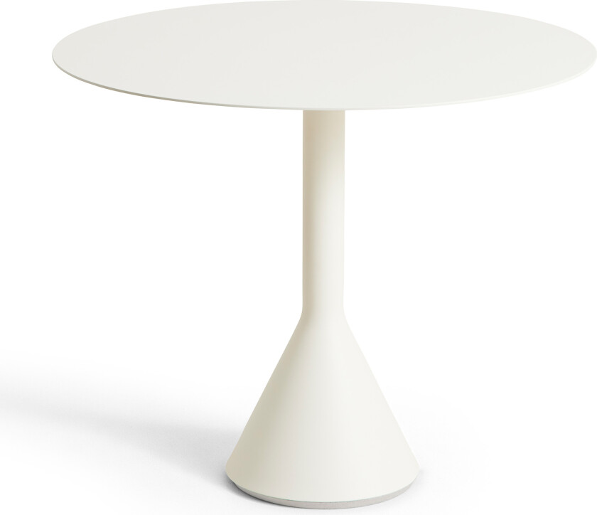 Palissade Cone Bord - Cream White - Ø90 cm - Utendørs spisebord - Ronan & Erwan Bouroullec - Hvit - Metall