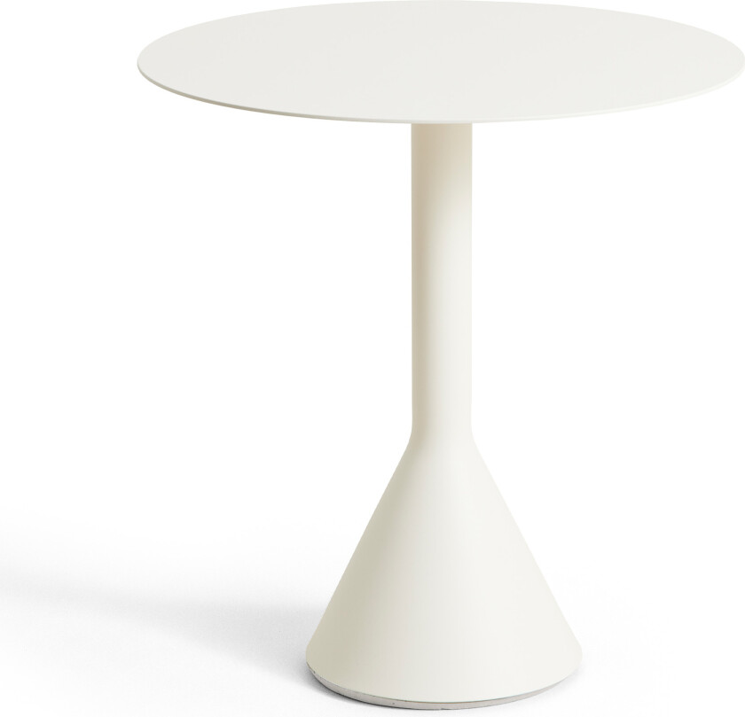 Palissade Cone Bord - Cream White - Ø70 cm - Utendørs spisebord - Ronan & Erwan Bouroullec - Hvit - Metall