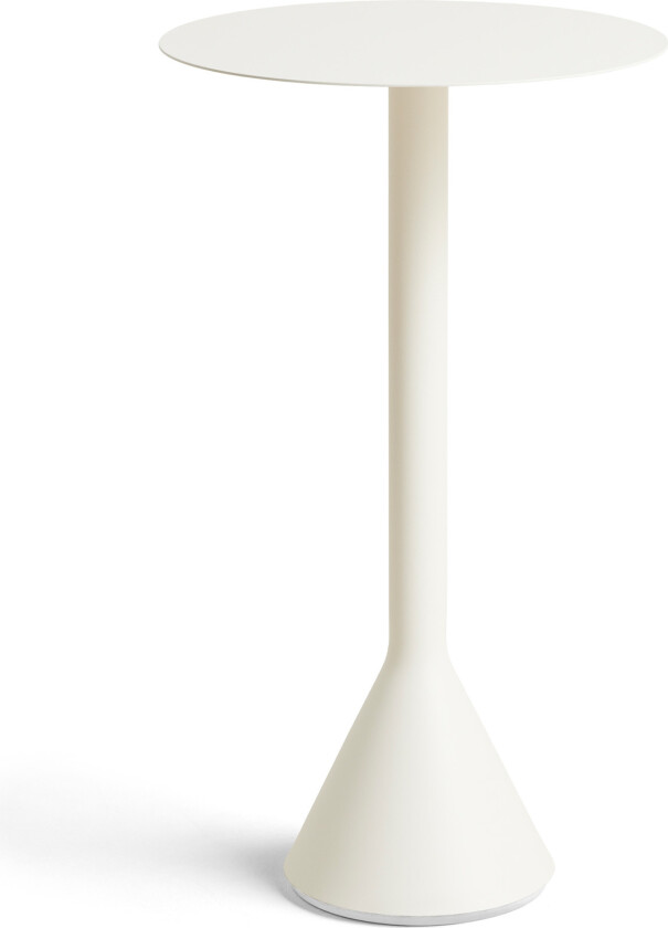 Palissade kjeglebord - høy - Cream White - Ø60 - Utendørs småbord og sidebord - Ronan & Erwan Bouroullec - Hvit - Metall