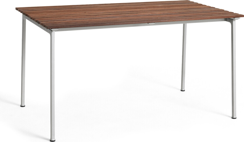 Traversert hagebord - L140 x B83 x H74 - Utendørs spisebord - Erwan Bouroullec - Tre farget - Metall/Tre