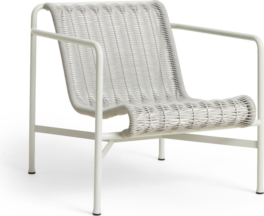Palissade cord lav lenestol - Sky grey pulverlakkert stål - Utendørs lenestoler - Ronan & Erwan Bouroullec - Metall