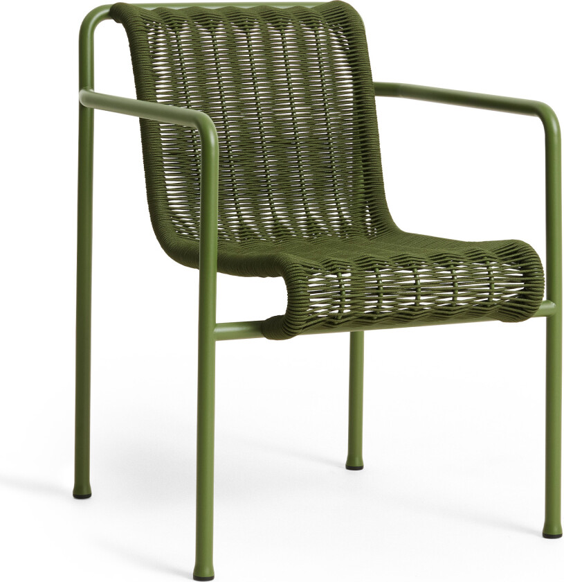 Palissade snor lenestol - Olive - Utendørs spisebordstoler - Ronan & Erwan Bouroullec - Grønn - Metall