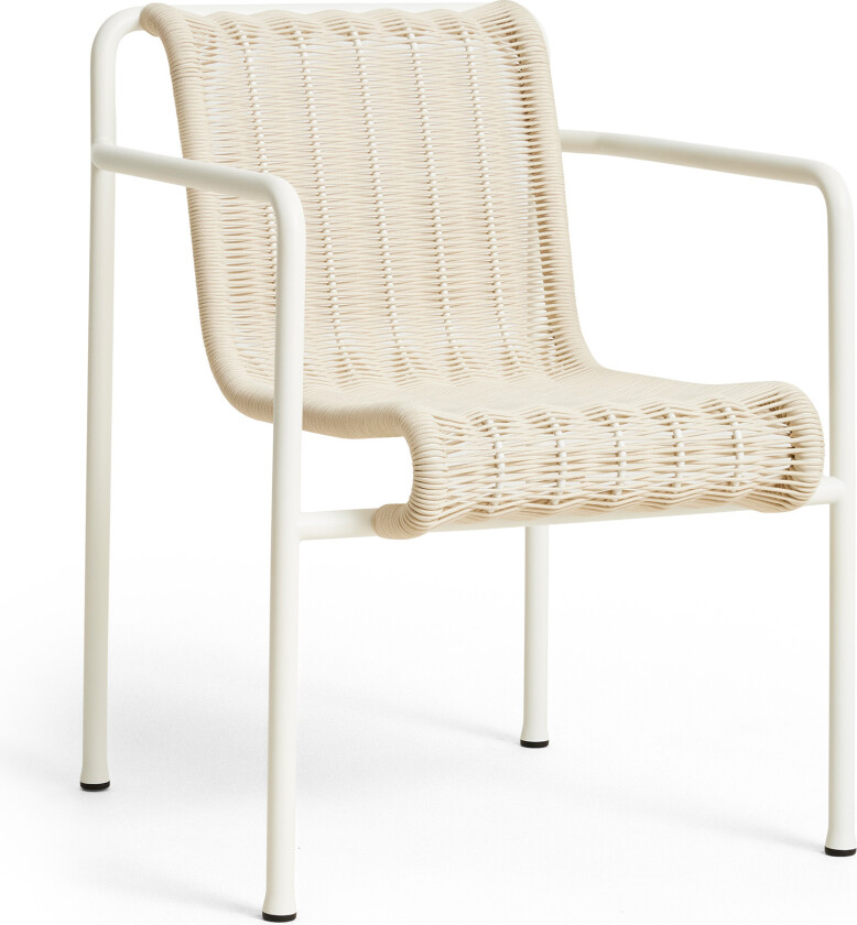 Palissade snor lenestol - Cream White - Utendørs spisebordstoler - Ronan & Erwan Bouroullec - Hvit - Metall