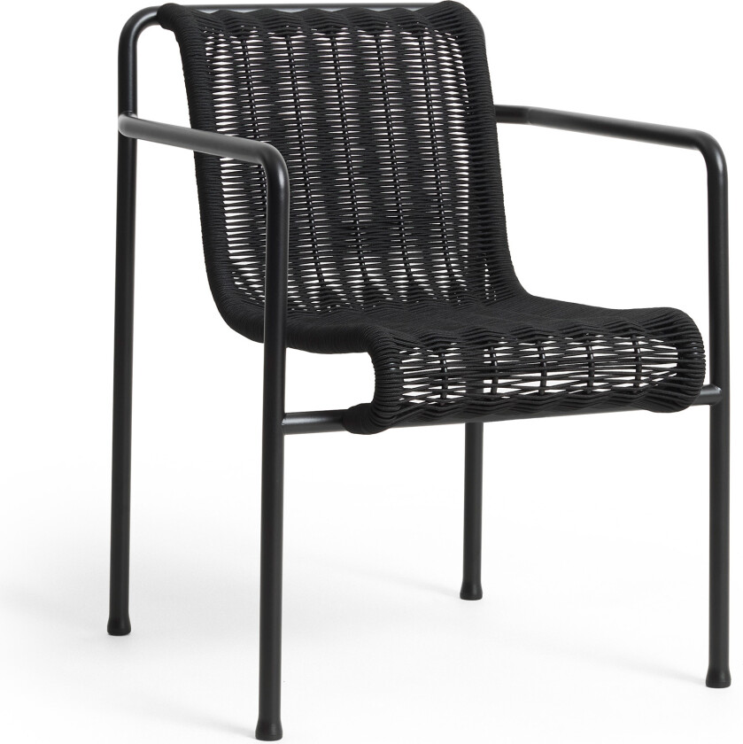 Palissade snor lenestol - Anthracite - Utendørs spisebordstoler - Ronan & Erwan Bouroullec - Grå - Metall