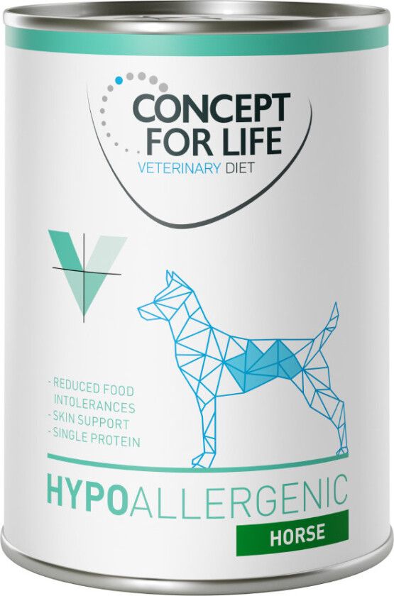 Concept for Life Veterinary Diet Hypoallergenic hest - 24 x 400 g