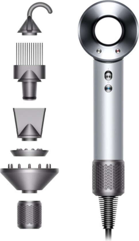 Supersonic Pro HD11 Hairdryer, Nickel Silver