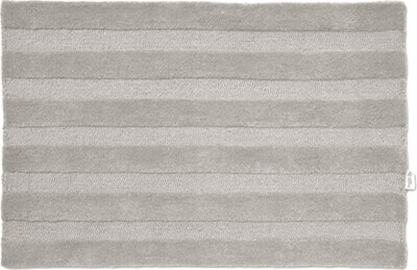 Stripe dørmatte sølv