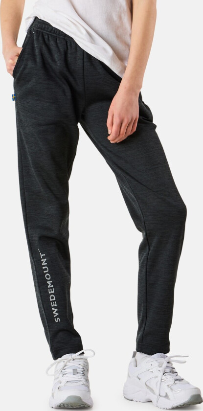 Bilde av Training Logo Pants JR II, Charcoal Melange/Charcoal Mela, 150, Sweatpants