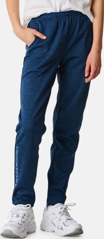 Bilde av Training Logo Pants JR II, NAVY MELANGE/LT BLUE, 160, Sweatpants