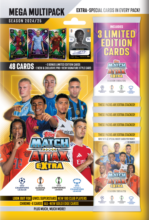 Match Attax Champions League EX 2025 Transfer Update Edition Multipack - (UCLMAEXT25-03)