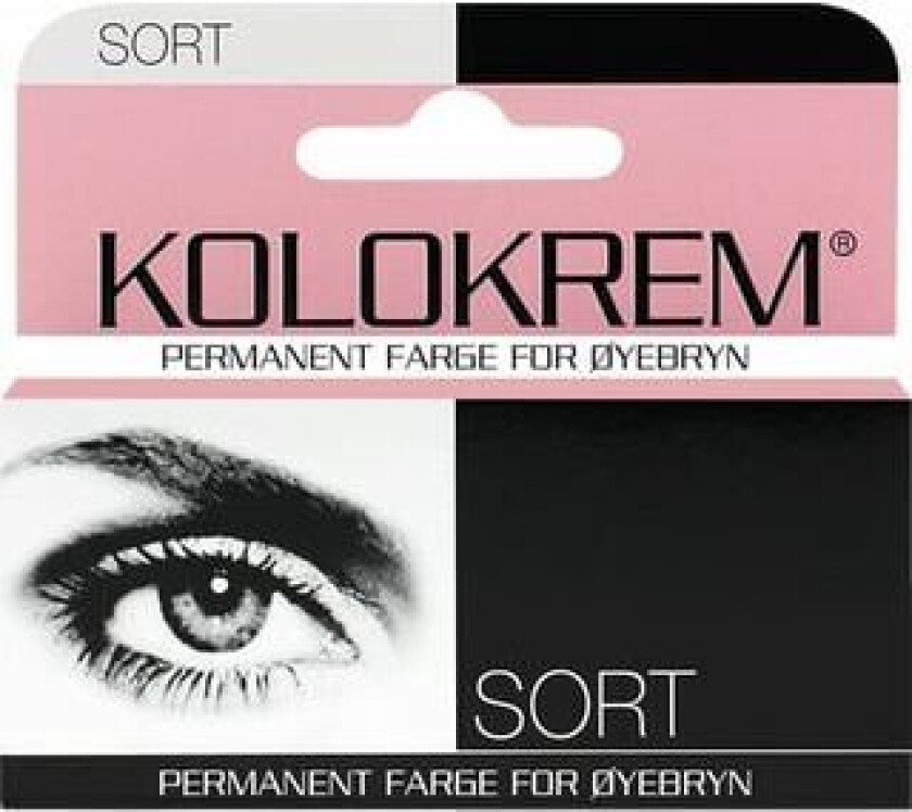 Sort, Øyenbrynsfarge