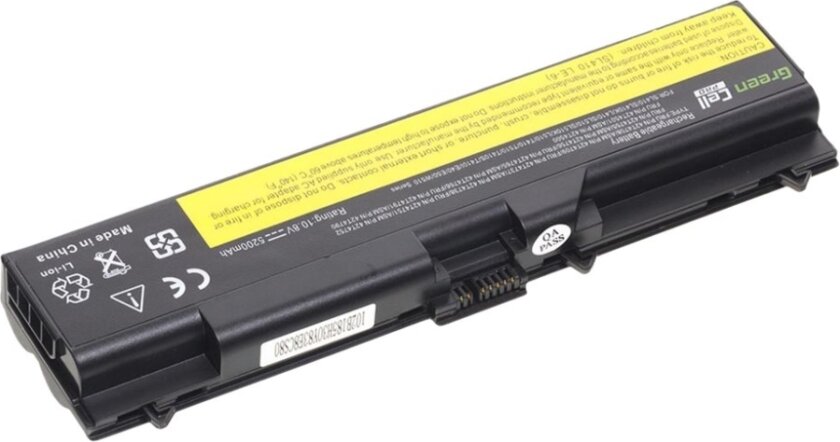 Green Cell - Pro Series - Batteri Til Bærbar Pc (Tilsvarer: Ibm 42T4795, Lenovo 42T4795) - Litiumion - 6-Cellers - 5200 Mah - Svart - For Lenovo Thin
