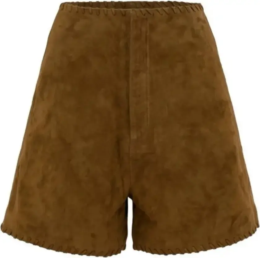 Dame, Shorts, Brun, S