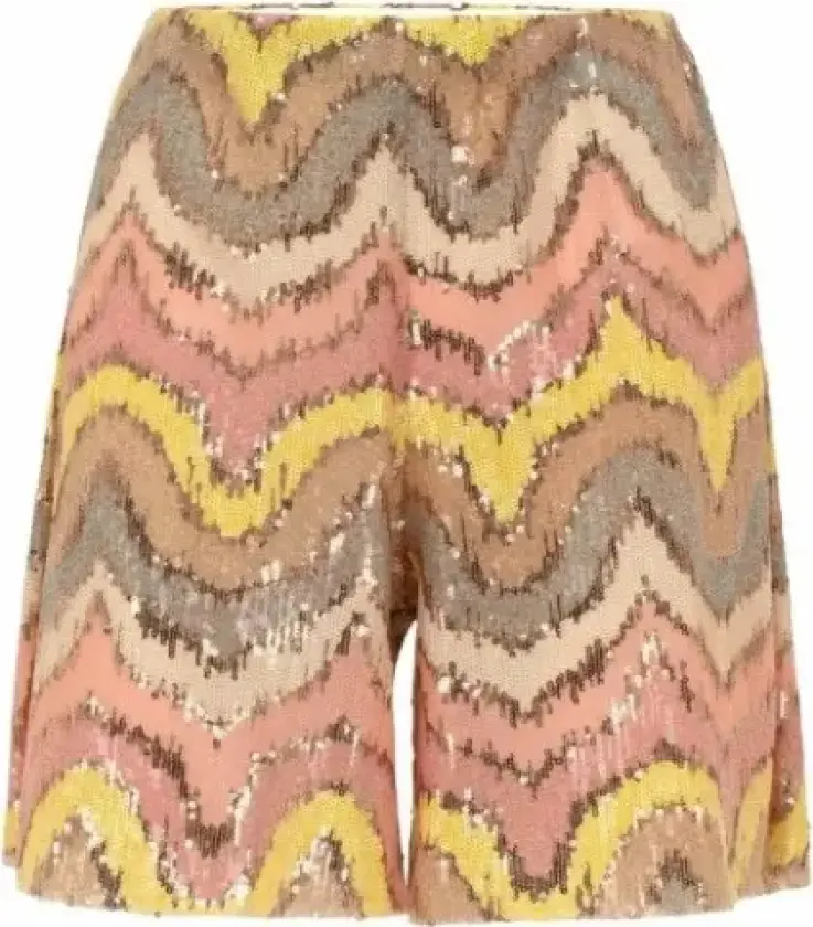 Dame, Shorts, Flerfarget, 2XS