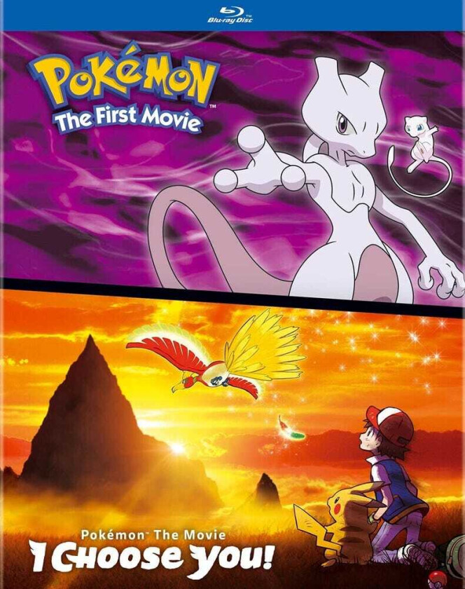 Pokemon Movies 1 & 20 Bluray