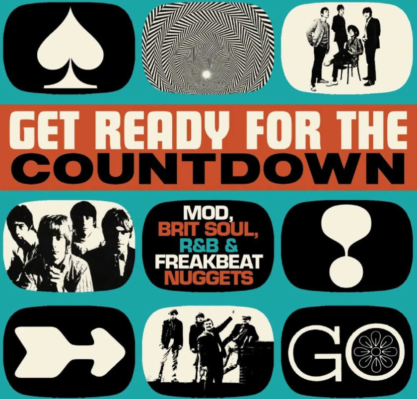 Diverse Artister Get Ready For The Countdown: Mod, Brit Soul, R&B & Freakbeat Nuggets CD