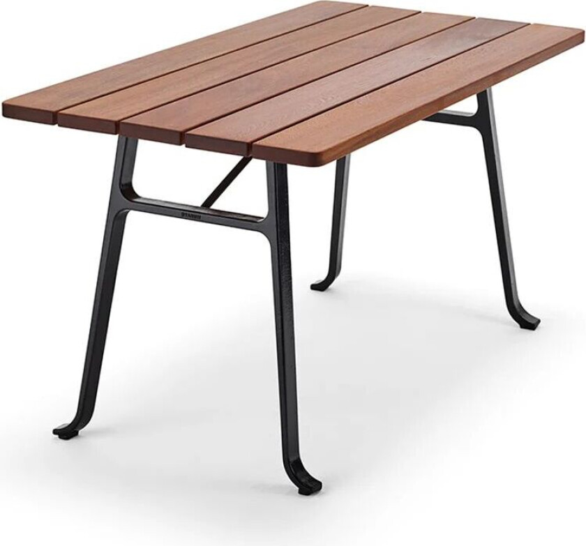 Seriff bord Mahogniolje, svart stativ