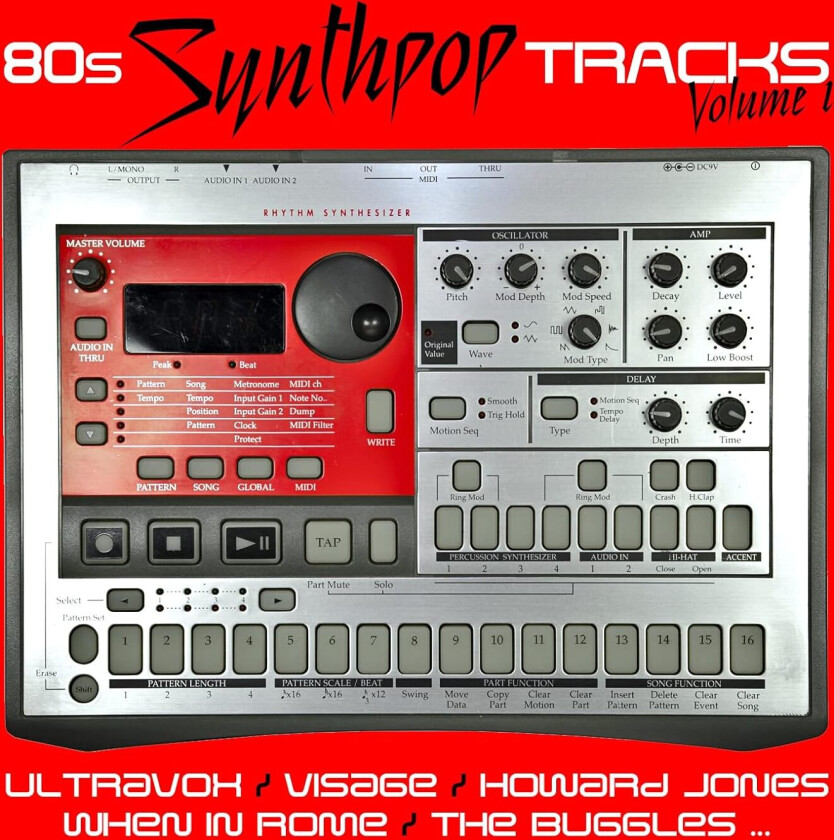 Diverse Artister 80s Synthpop Tracks Vol. 1 CD