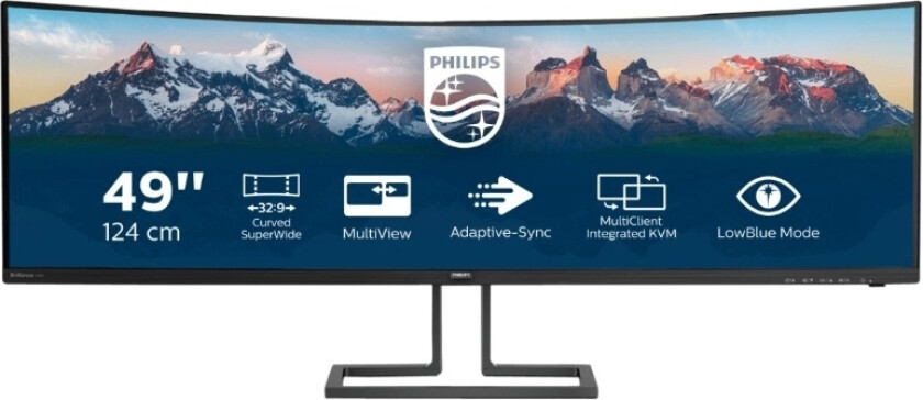PHILIPS BRILLIANCE 498P9Z/00 49" DQHD SKJERM