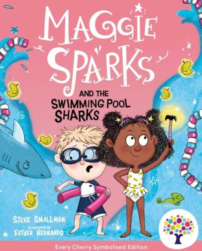 Maggie Sparks and the Swimming Pool Sharks: Accessible Symbolised Edition