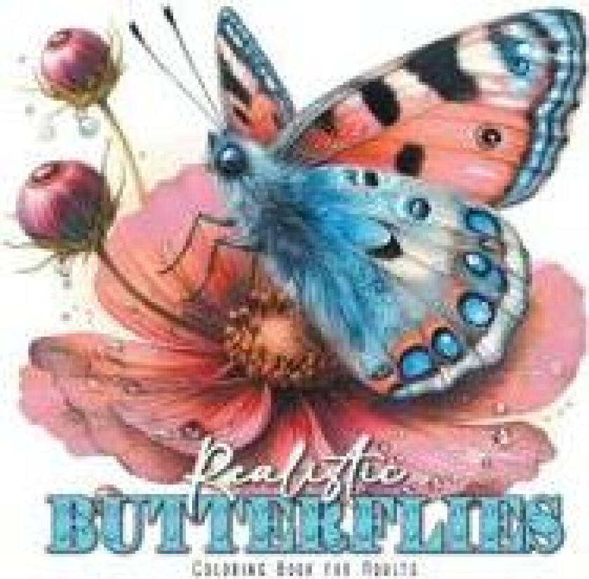 Mandala Butterflies Coloring Book for Adults