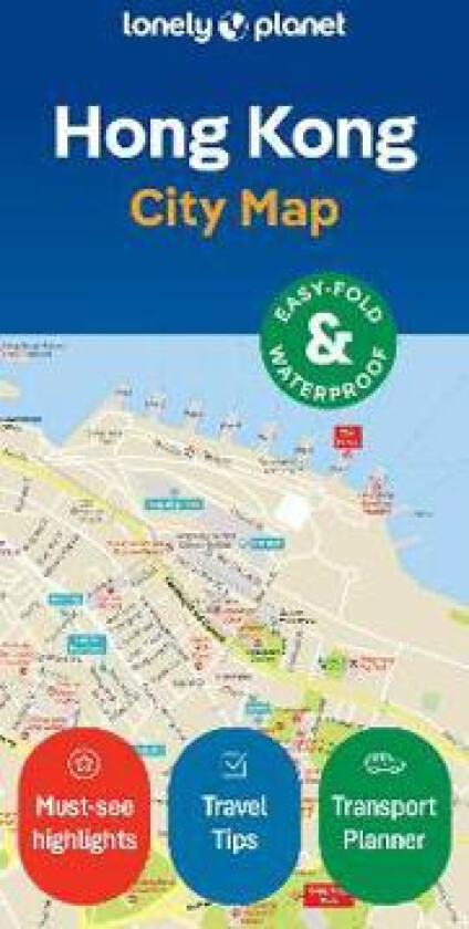 Lonely Planet Hong Kong City Map