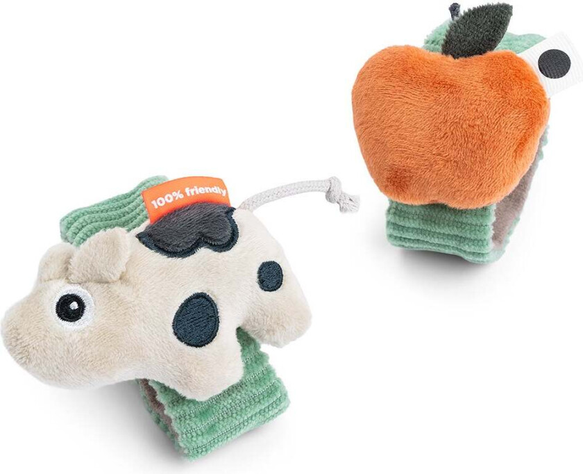 Håndleddsrangle 2-pack, Dotti Green - Rangler - 100% Polyester