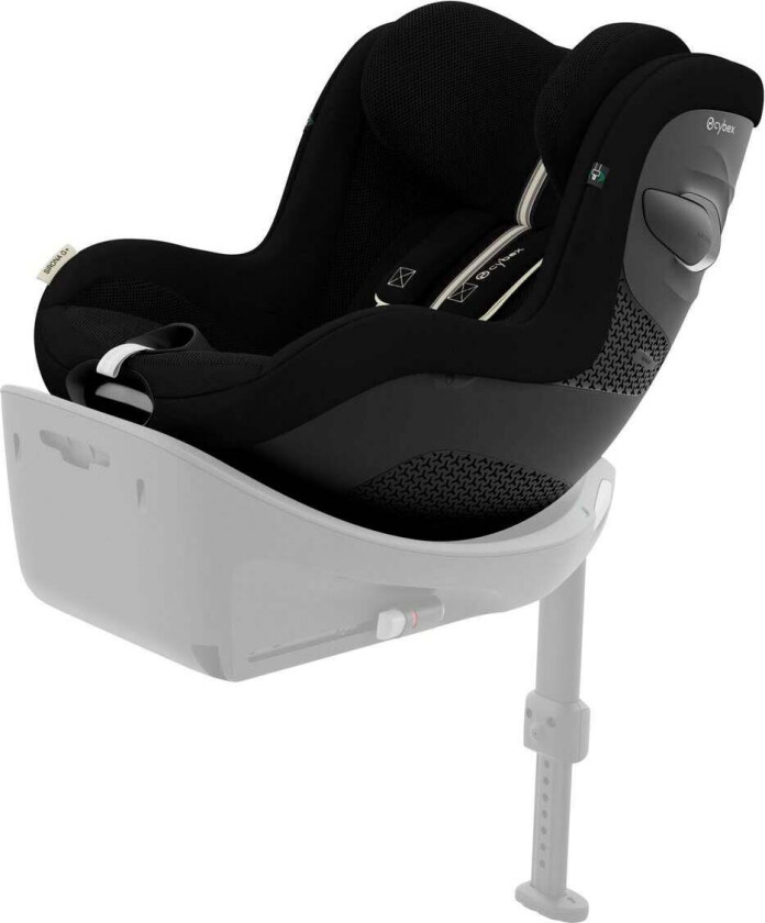 Sirona G i-Size Plus Bilstol, Moon Black - Bakovervendte