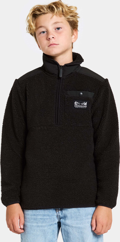 Exa Pilejakke, Svart, 140 - Fleecejakker & Fleecegensere - Polyester