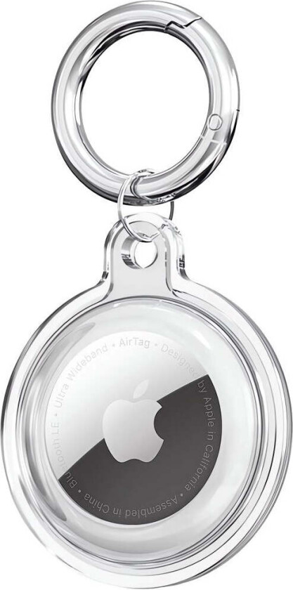 Bilde av AirTag Icon Deksel med Karabinkrok - 4 stk. - Gjennomsiktig