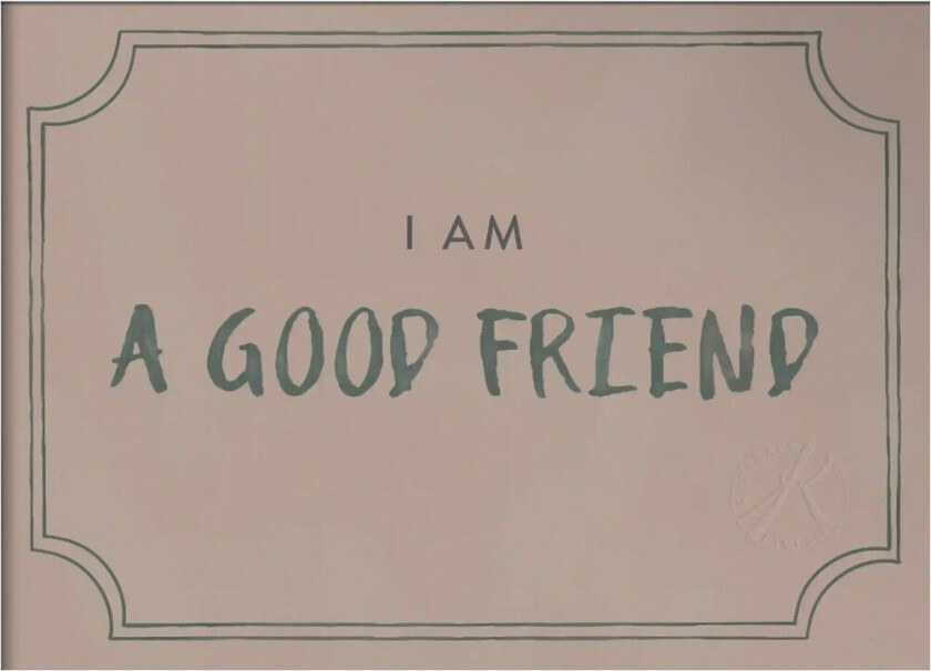 Good Friend Diploma poster 21x30 cm Dusty rose