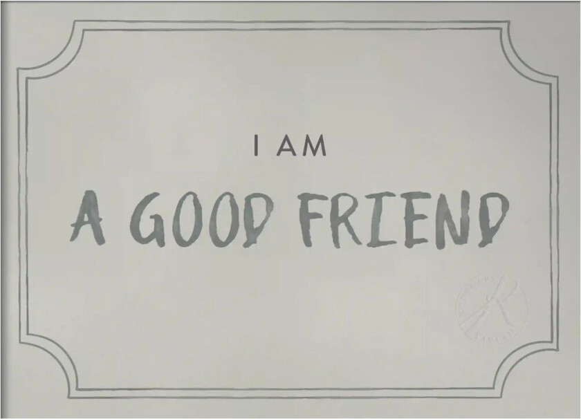 Good Friend Diploma poster 21x30 cm Dusty mint