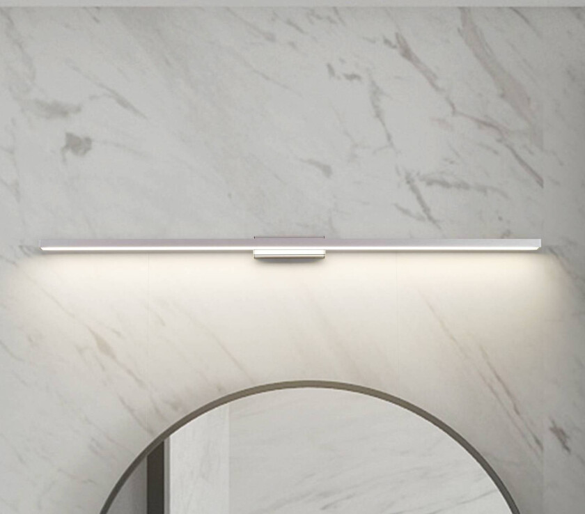 Lindby LED-speillampe til bad og speil Alenia, 120 cm, aluminium