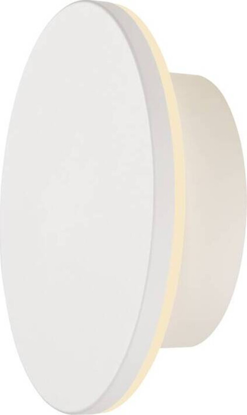 D-ring 16 cm vegglampe utendørs 7,5W 2700/3000 kelvin IP65 - dimbar - Hvit