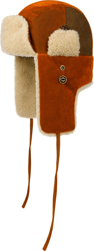 Corduroy Freestyle Bomber Aviator Hat Burned Orange