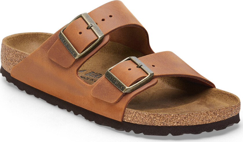 Unisex Arizona Oiled Leather Cognac