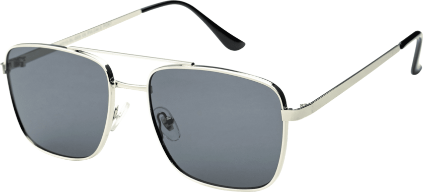 Sunglasses 010 Silver/Smoke, solbriller, unisex Silver / Smoke