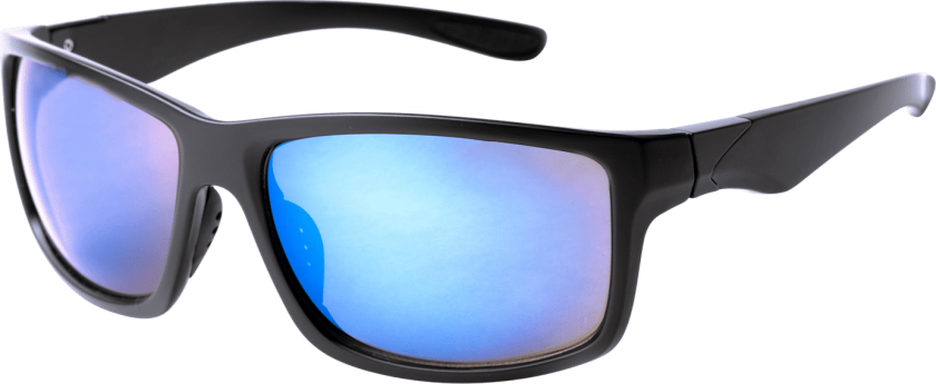Sunglasses 044 Black/Blue, solbriller, unisex Black / Blue Multi
