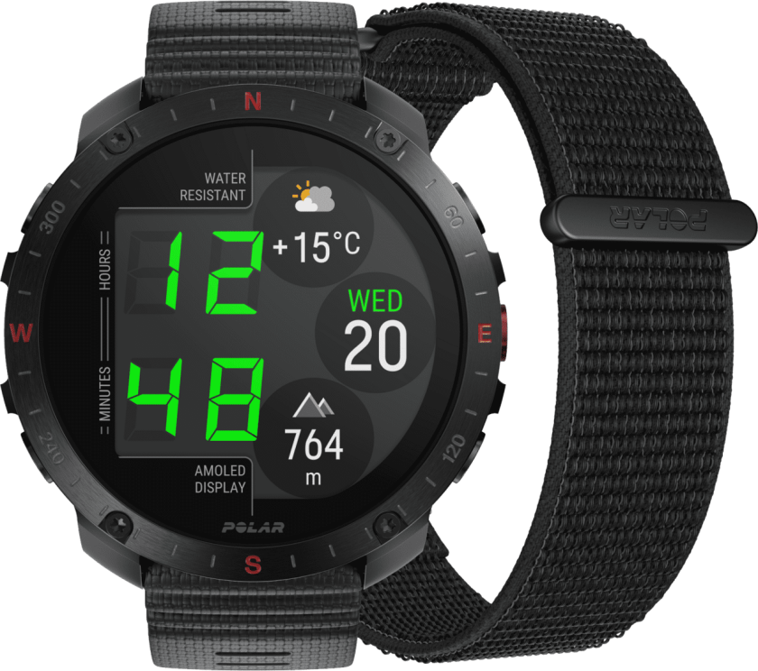 Grit X2 Pro, smartklokke, multisportklokke BLACK