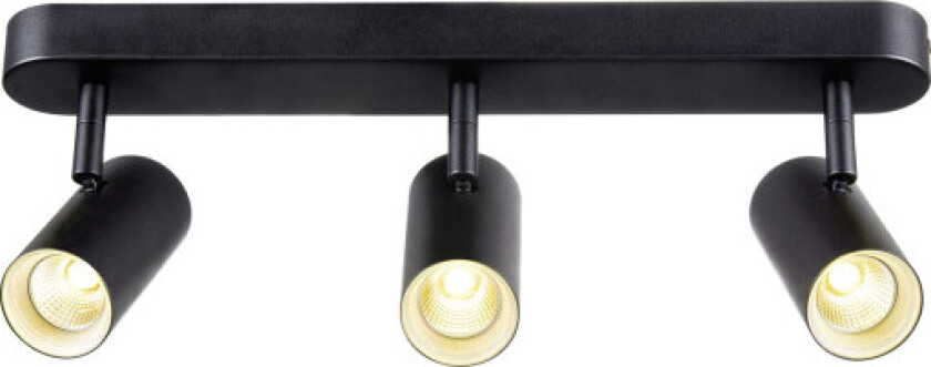 NOBLO Vegg/Tak sort 19W 2360lm 3000K CRI90 32° IP20