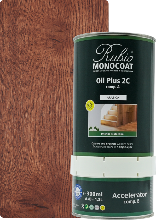 Oil Plus 2C - Innendørs treolje - Rubio Monocoat