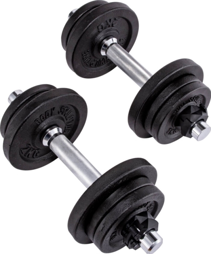 Adjustable Cast Iron Dumbbells 2X10 Kg (Bw 780Lx2)
