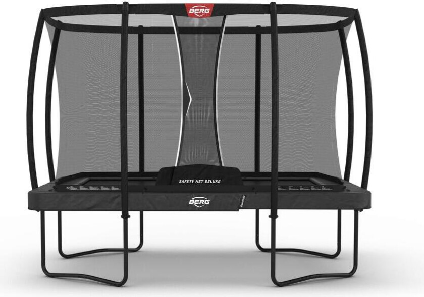 BERG Trampoline Ultim Champion 330 grå Med sikkerhetsnett Deluxe